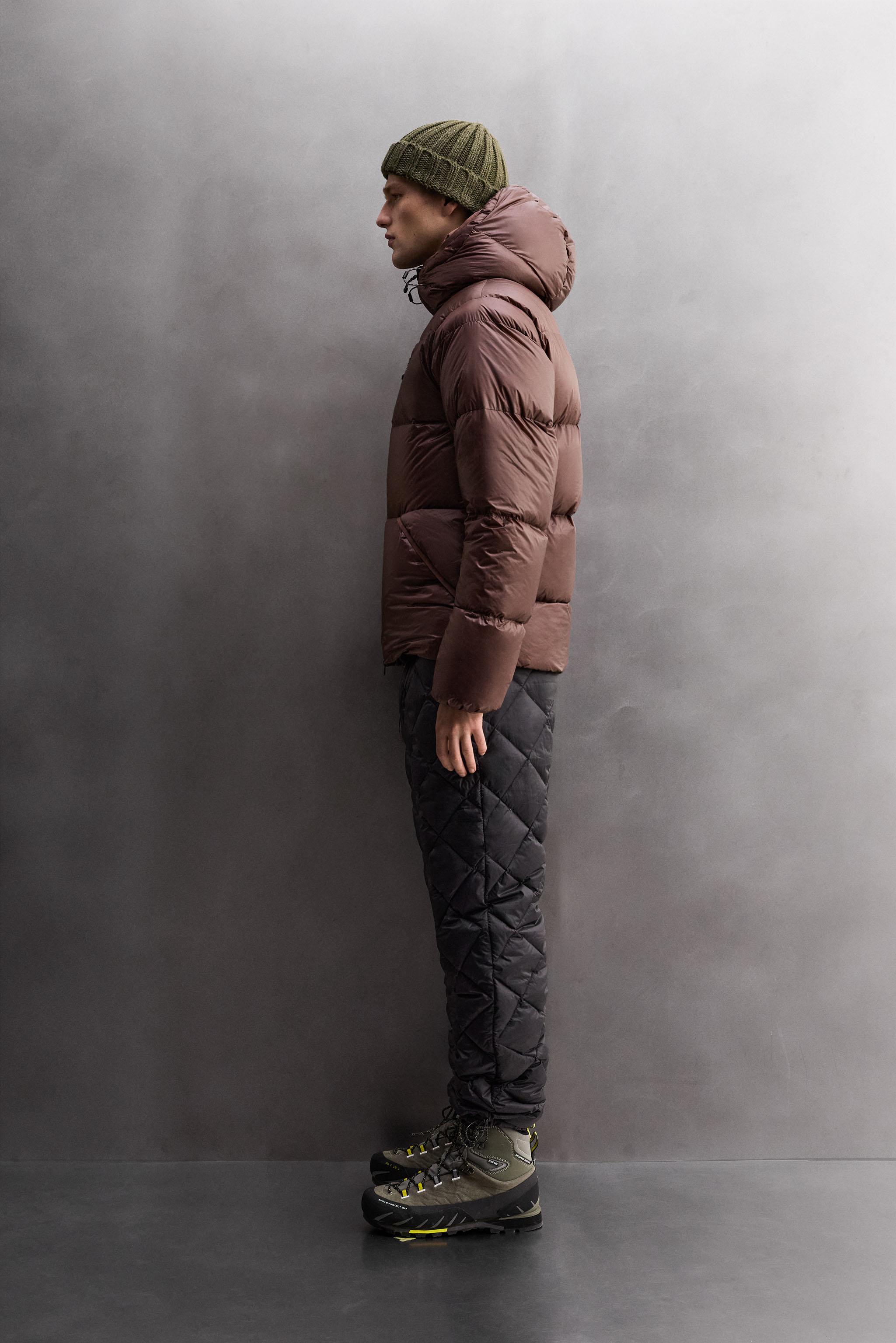 FEATHER DOWN SKI PUFFER JACKET